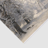 Winterbos, ontkoppeling tissuepapier (Detail)