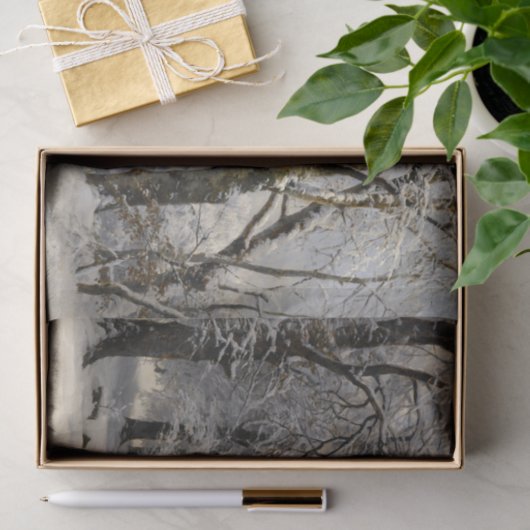 Winterbos, ontkoppeling tissuepapier (Geschenk)