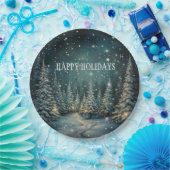 Winterbos Papieren Bordje (Feest)