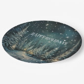 Winterbos Papieren Bordje (Gekanteld)