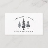 Winterbos | Pijnboomgaard Logo Visitekaartje (Voorkant)