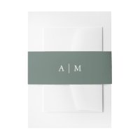 winterbos | Pine Green Monogram Huwelijk