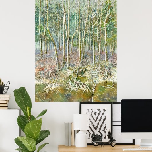 winterbos poster (Thuiskantoor)