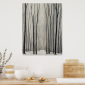 Winterbos Poster (Keuken)