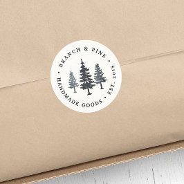 Winterbos Ronde Sticker