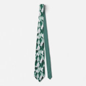 Winterbos Sneeuw Scène Bomen Patroon Kerstmis Stropdas (Voorkant)