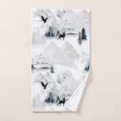 winterbos: sneeuwtuinstaartje bad handdoek (Handdoek)