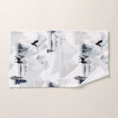 winterbos: sneeuwtuinstaartje bad handdoek (Handdoek)