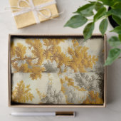 Winterbos Toile de Jouy-patroon (8) Tissuepapier (Geschenk)