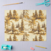 Winterbos Toile de Jouy-patroon (9) Tissuepapier (Craft)