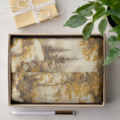 Winterbos Toile de Jouy-patroon (9) Tissuepapier (Geschenk)