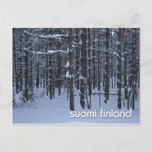 WinterBos van Suomi Finland Briefkaart