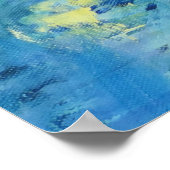 Winterbos wandelen "De twee van ons" Poster (Hoek)