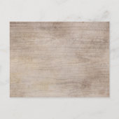 Winterbos witte florale boeken voor baby invita uitnodiging briefkaart (Achterkant)