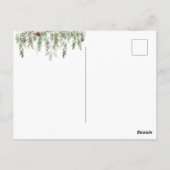 Winterbosareaal, Briefkaart met wolf (Achterkant)