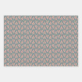 winterbosblauw inpakpapier vel (Voorkant 3)