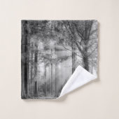 Winterbosbomen #10 bad handdoek (Wasdoekje)