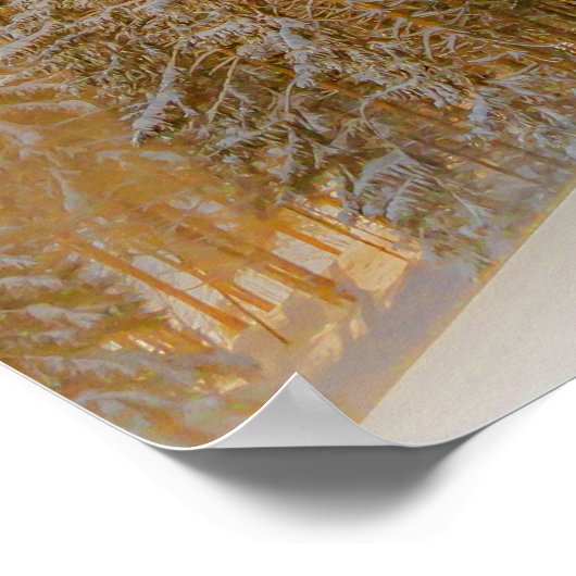 Winterbosbomen #17 poster (Hoek)