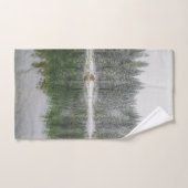 Winterbosbomen #18 bad handdoek (Handdoek)