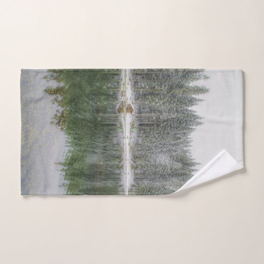 Winterbosbomen #18 bad handdoek (Handdoek)