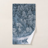 Winterbosbomen #20 bad handdoek (Handdoek)