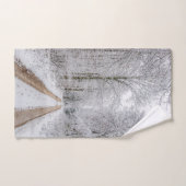 Winterbosbomen #22 bad handdoek (Handdoek)