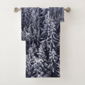 Winterbosbomen #4 bad handdoek (Insitu)