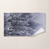 Winterbosbomen #4 bad handdoek (Handdoek)