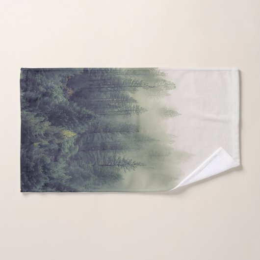 Winterbosbomen #5 bad handdoek (Handdoek)