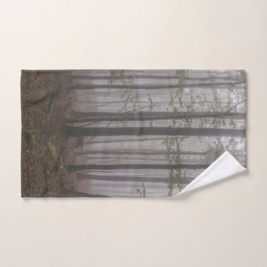 Winterbosbomen #9 bad handdoek (Handdoek)