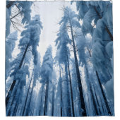 winterbosbomen douchegordijn (Voorkant)