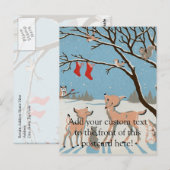 Winterbosdieren Briefkaart (Voorkant / Achterkant)