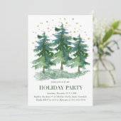 Winterbosfeestdag Kaart (Staand voorkant)