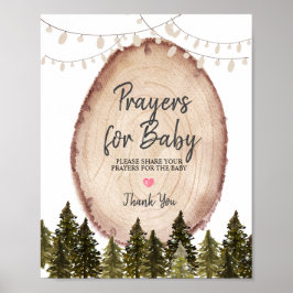 Winterbosgarens voor Baby Poster
