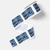 Winterboskerstboom Grosgrain Lint (Achterkant)