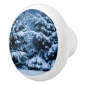 Winterboskerstboom Keramische Knop (Rechts)