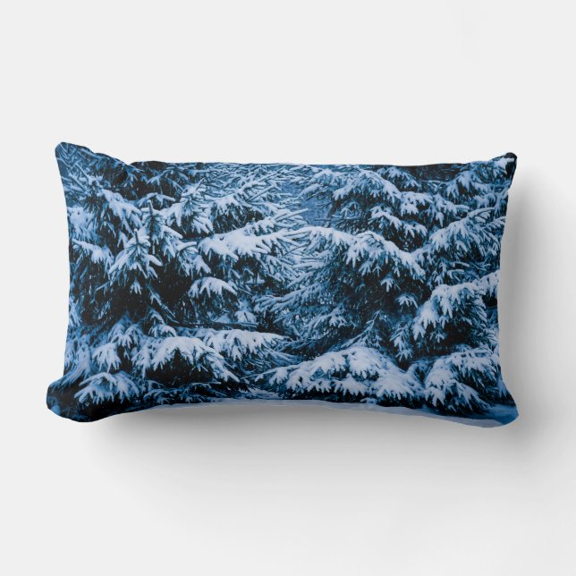 Winterboskerstboom Kussen (Voorkant)