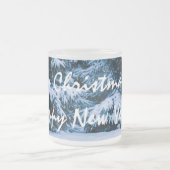 Winterboskerstboom Matglas Koffiemok (Center)