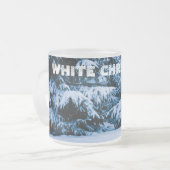 Winterboskerstboom Matglas Koffiemok (Voorkant links)