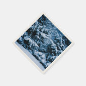 Winterboskerstboom Servetten (Hoek)