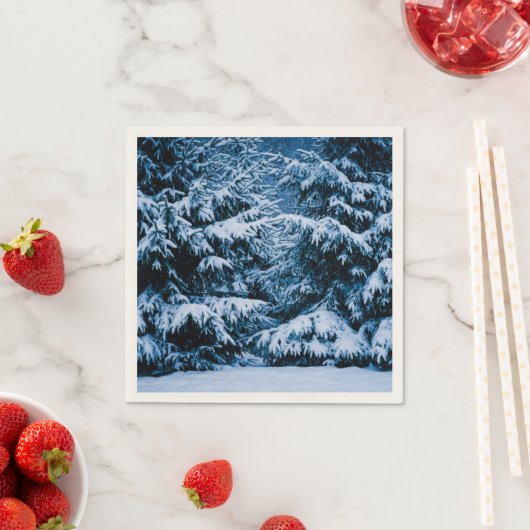 Winterboskerstboom Servetten (Insitu)