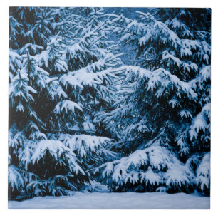 Winterboskerstboom Tegeltje