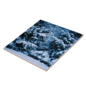 Winterboskerstboom Tegeltje (Zijkant)