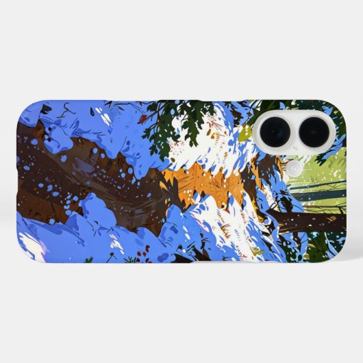 winterbospad Case-Mate iPhone case (Achterkant (horizontaal))