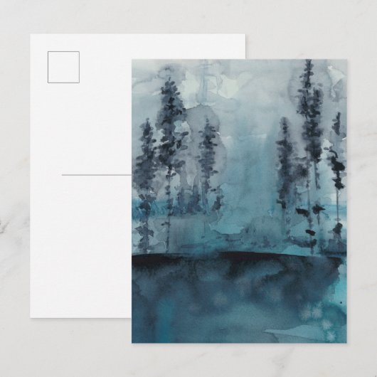 WinterBossen Briefkaart (Voorkant / Achterkant)