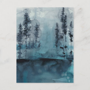 WinterBossen Briefkaart