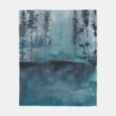 WinterBossen Fleece Deken (Voorkant)