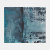 WinterBossen Fleece Deken (Voorkant (Horizontaal))