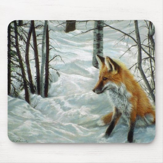 Winterbossen, Fox Muismat (Voorkant)