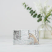 Winterbossen, Fox Visitekaartje (Staand voorkant)